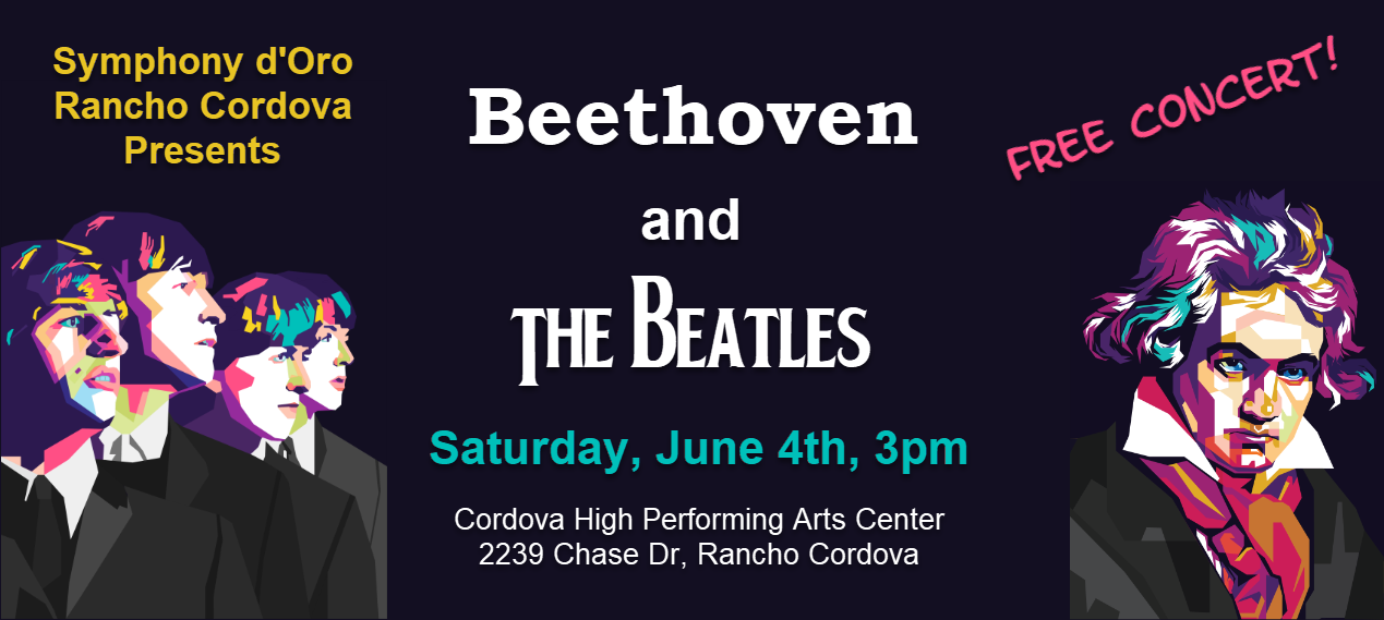 Beethoven & The Beatles Concert June 4 at 3pm