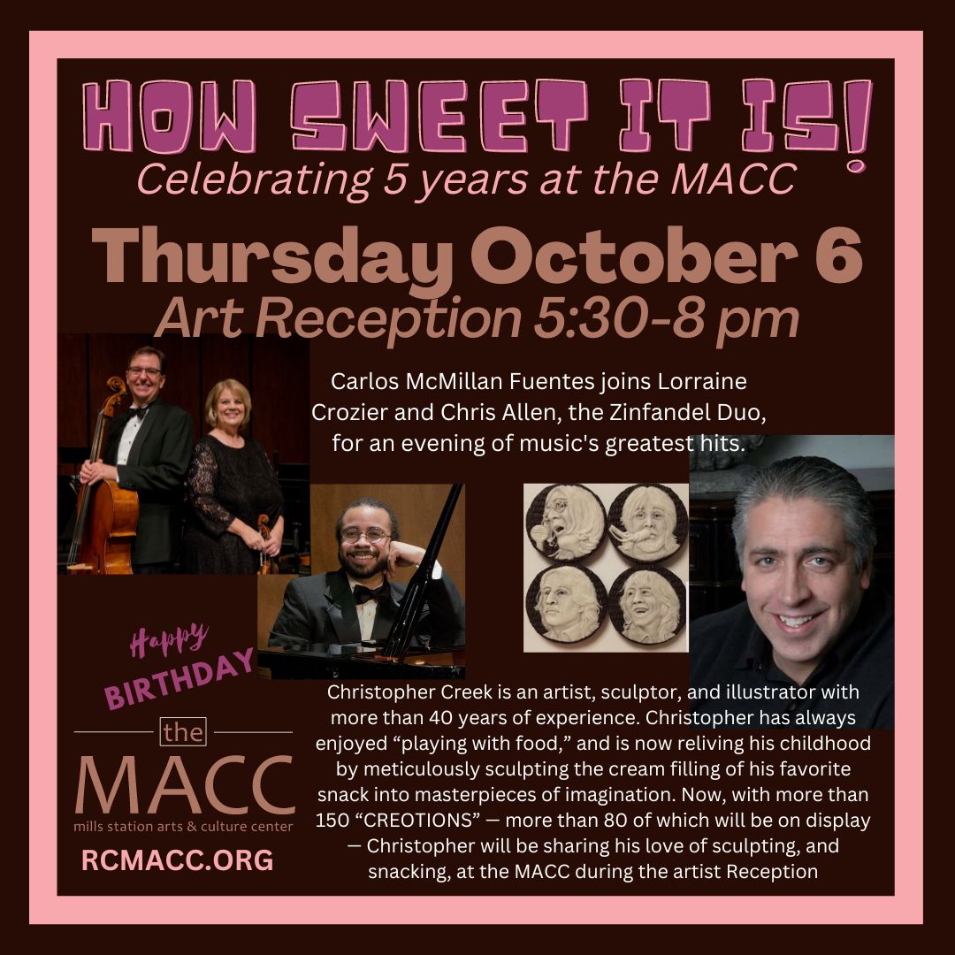MACC Art Reception, Thurs. Oct.6 5:30-8:00pm